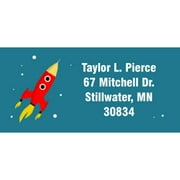 Space Hero Personalized Address Label