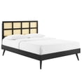 thumbnail image 2 of Modway Sidney Cane and Wood Full Platform Bed With Splayed Legs, Multiple Colors, 2 of 3