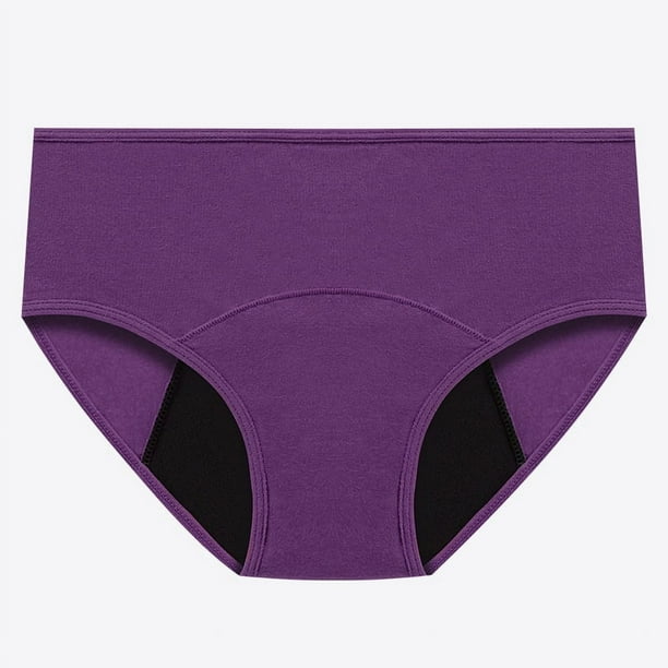 Ropa interior pantalones fisiológicos menstruales grandes ropa interior menstrual de algodón para mujer a prueba de fugas tía cintura baja