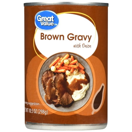 (3 Pack) Great Value Brown Gravy with Onion, 10.5 (Best Store Bought Brown Gravy)