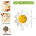 thumbnail image 3 of Magnetic Sunflower Chip Clip Bag Sealer, Flower Shape Snack Bag Clamp with Strong Magnet Base, Also Use as Fridge Magnet Note Holder & Cute Kitchen Decor for Pantry Organization, 3 of 5