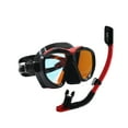 thumbnail image 1 of SCAUP Coral Pro Snorkeling Set - Mirrored Diving Mask and Dry-Top Snorkel Kit, for Adults, 1 of 1