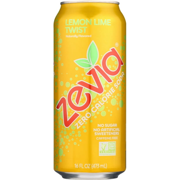 ZEVIA SODA TWIST LEMON LIME 16 FL OZ