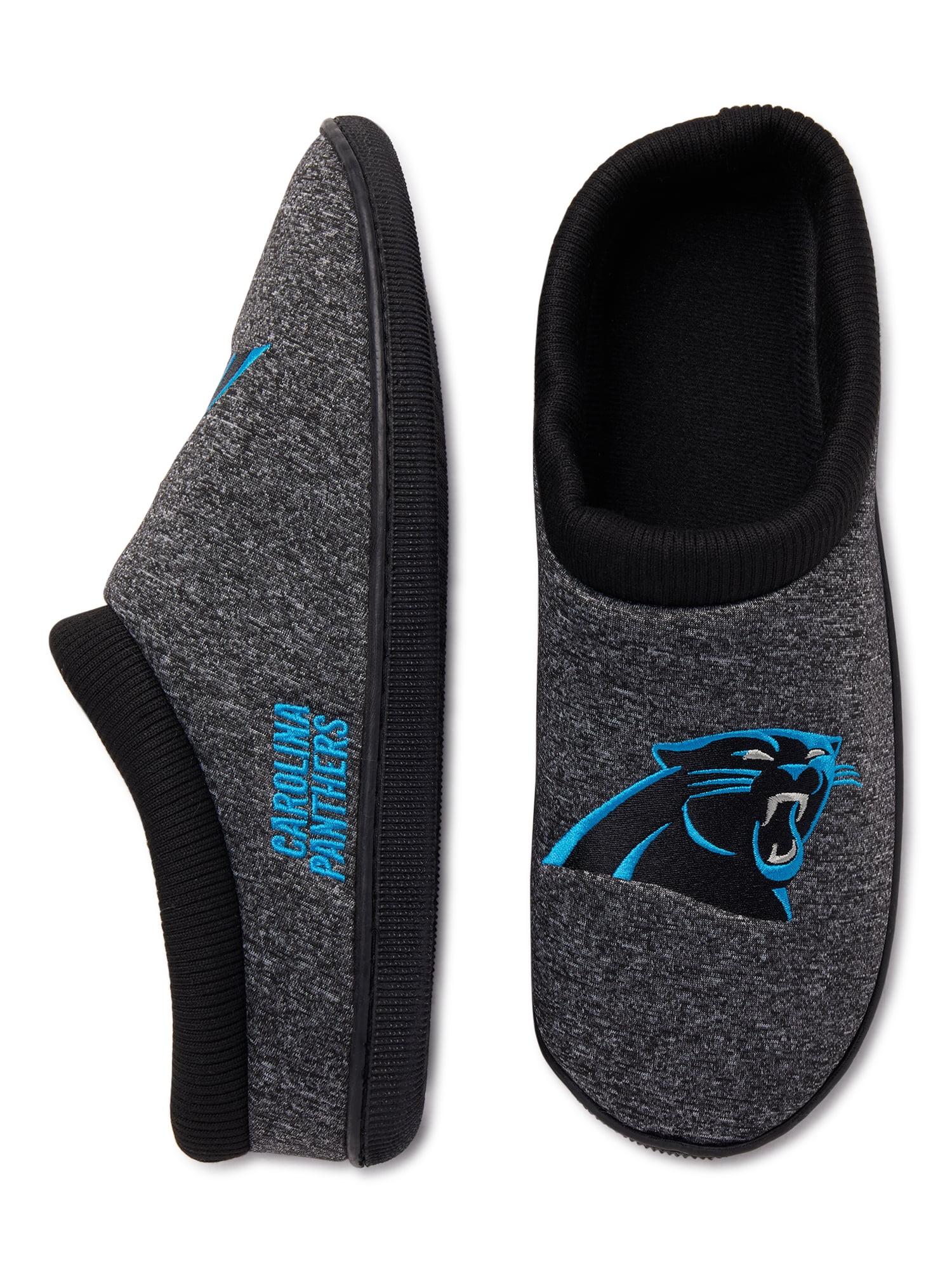 men's carolina panthers slippers