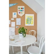Manton Industrial Premium Grade Cork Roll: 4 x 6 x 1/4 Bulletin Board & Pinable Wall Panel