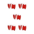 thumbnail image 2 of maskred 1/2/3/5 4Pcs/Set Car Door Sticker Carbon Fiber Scratches Resistant Cover Auto Handle Red 5PCS, 2 of 6