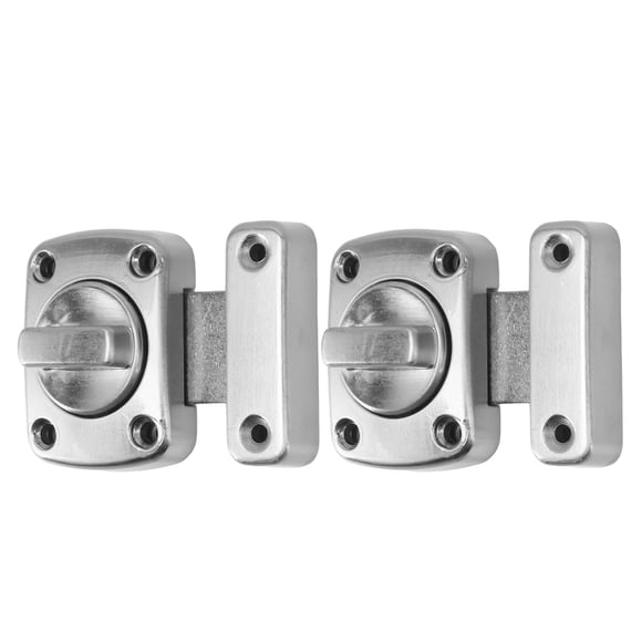 Gate Latch Slide Bolt Latches Lock, Keyless Entry Door Lock Square Door Lock Latch Door Security Lock for Home Safety Privacy