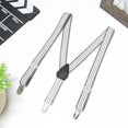 thumbnail image 5 of Buyless Fashion Adjustable 2 Pack Suspenders for Kids Toddlers Baby Elastic Solid Color 1 Inch - Y Back Design - 5102-2-Gray-White-Stripe-26, 5 of 7