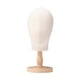 thumbnail image 1 of Cabeza de peluca Perchero multiusos para sombreros Cabeza de tela Cabeza de maniquí Cabeza de maniquí Color de madera corto, 1 of 9