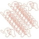 thumbnail image 3 of 20 clips de papel con forma de elefante para material de oficina y escolar, clips metálicos grandes de colores para papel, accesorios decorativos de escritorio, 3 of 7