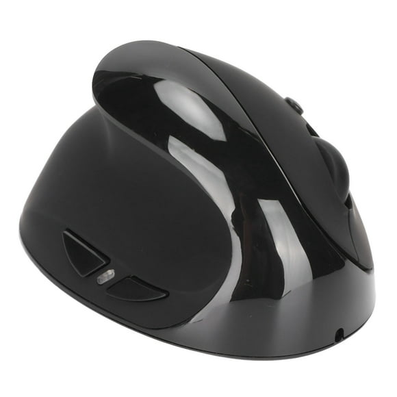 Left Hand Vertical Mouse, 2.4G Cordless Digital Ergonomic Mouse For People With Left Handedness, 800 / 1200 /1600 DPI, Rechargeable Vertical Ergonomic Mouse For Laptop, PC