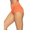 thumbnail image 2 of Felina Signature Stretchy Lace Hi-Waisted Boyleg Panty (Sugar Coral, X-Large), 2 of 3