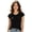 T1 Black, variant on Womens Solid Color Round Neck Tops Crew Neck Short Sleeve Loose Fit T Shirts Summer Basic Casual Lightweight Everyday Pullover Tee