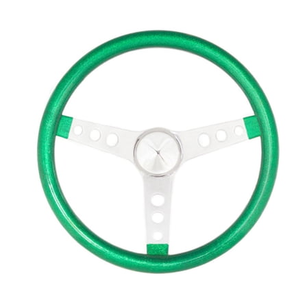 Steering Wheel Mtl Flake Purple/Spoke Chrm 13.5 - Walmart.com