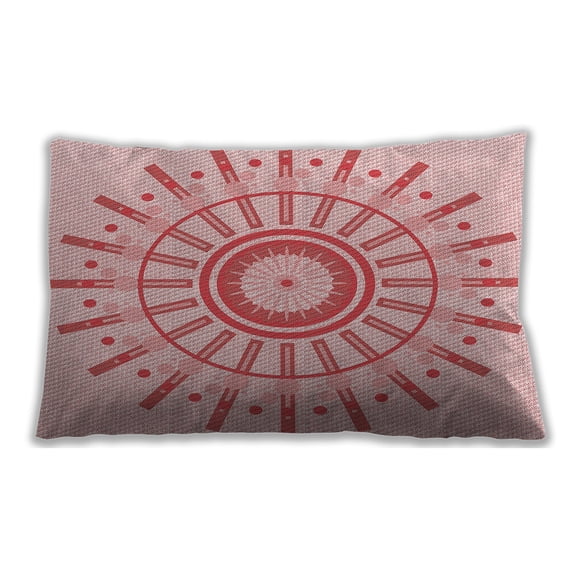 Ahgly Company Indoor Rectangular Contemporary Lumbar Throw Pillow, 13 inch by 19 inch