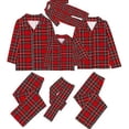 thumbnail image 1 of Amazon Ebay2022 Conjunto de pijamas navideños europeos y americanos, camisa nueva a cuadros, conjunto para el hogar para padres e hijos, 1 of 2