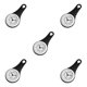 thumbnail image 2 of Ounissouiy Reloj de pared de operación silenciosa Cronometraje preciso para pared Reloj de pared silencioso Estilo único y moderno negro Type2 NO2, 2 of 6