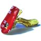 thumbnail image 4 of CHAO Guardabarros delantero universal 3D para motocicleta, diseño de cabeza de águila, color dorado, 4 of 5