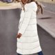 thumbnail image 1 of Abrigo informal con capucha y manga larga para mujer, chaqueta cálida de manga larga con capucha, chaqueta con cuello, abrigo ajustado de invierno para mujer, 1 of 5