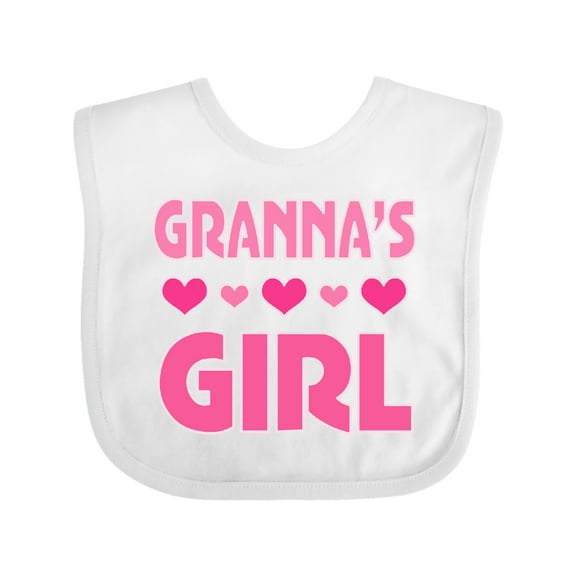 Inktastic Granna Girl Granddaughter Girls Baby Bib