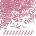 thumbnail image 1 of Uxcell 1800-Pack Cuentas Bugle, Cuentas de Vidrio de Tubo de Bordado de 2x7mm para Manualidades DIY/Pulseras/Collares Rosa, 1 of 7