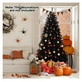 thumbnail image 3 of Yunken 6/7/8 Feet Artificial Christmas Tree with 6 Lighting Modes & Spooky Sounds for a Themed Halloween Holiday Party, 3 of 9