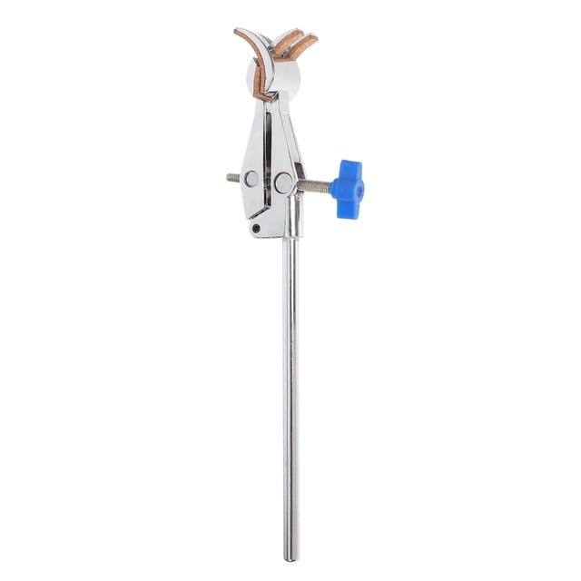 Hierro de 4 puntas de laboratorio Clamp de corcho de corcho pinza de punta de hierro para sostener diferentes cuellos matar