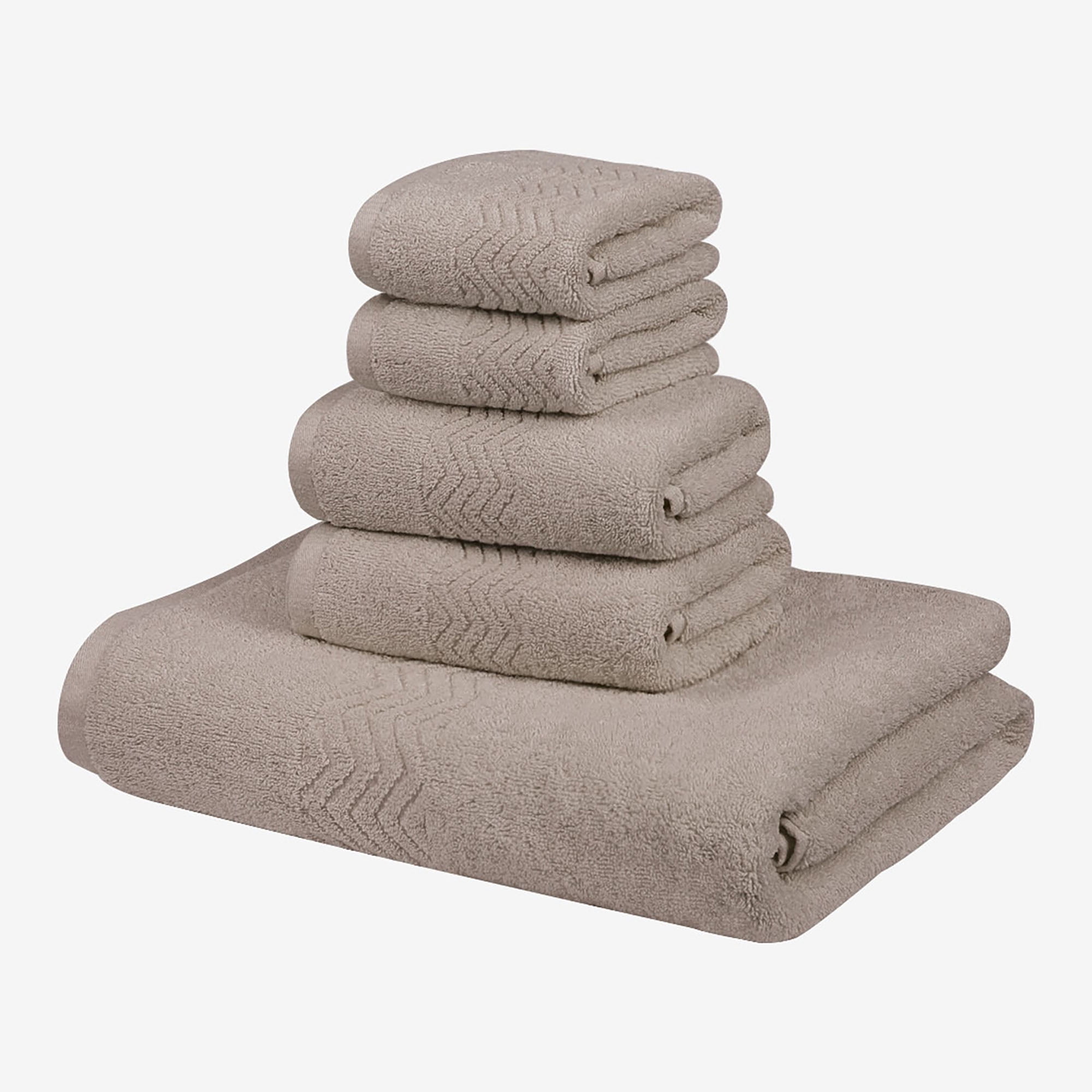 Super Soft & Absorbent 5 Piece Hotel Bath Towel Set Includes 1 Bath