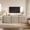 White Alder, variant on SICOTAS 34.6" Wide Sideboard Buffet Cabinet with Storage,Modern Credenza Cabinet Coffee Bar with Fluted Door & Drawer Credenza for Living Room, Dining Room,Dark Gray Alder