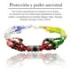 thumbnail image 4 of Pulsera 7 Potencias Orishas Santeria 6 Hilos Cristal Cortado, 4 of 6