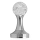 thumbnail image 3 of Martillo de polvo con base de acero inoxidable para café, bola de cristal, plano, para accesorios de café, plateado, 51mm, 3 of 8