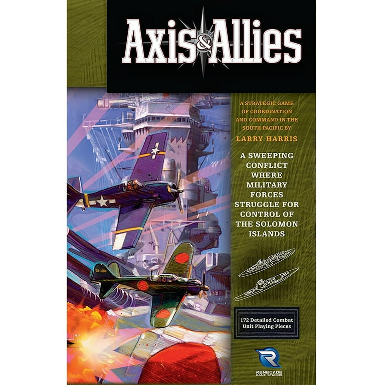 Renegade Game Studios Axis & Allies: Guadalcanal Strategy Board Game for 2 Players | Ages 12+ | 120-80 Min Renegade Game Studios Axis & Allies: Guadalcanal Strategy Board Game for 2 Players | Ages 12+ | 120-80 Min