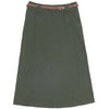 Women's Tweedy Belt Denim Skirt