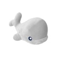 thumbnail image 1 of Juguete de peluche con forma de delfín blanco supersuave con colgante, 1 of 2