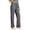 Dark Gray, variant on Women's Straight Leg Sweatpants Drawstring High Waist Sweat Pants Casual Solid Color Joggers Trousers with Pockets