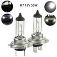 thumbnail image 1 of 2Pcs H7 12V 55W 6000K Quartz Texture Car Halogen Headlight Bulb White Light Lamp, 1 of 9