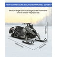 thumbnail image 6 of Universal Waterproof Snowmobile Storage Cover for Polaris, Yamaha, Arctic Cat, Skidoo Fits snowmobiles 145" L x 51" W x 48"H, 6 of 7