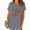 1-Grey, variant on UNISHE Women's white Casual Botanical Wildflower Boho Floral Graphic Short Sleeve T-Shirts Tops