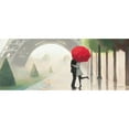thumbnail image 3 of Fabiano, Marco 14x8 Black Modern Framed Museum Art Print Titled - Paris Romance II, 3 of 5