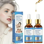 Botox Stock Solution Facial Serum, Botox Face Serum, Botox in a Bottle Instant Face , Botox Anti-Aging Serum, Botox in a Bottle Serum, Collagen Boost Anti Aging Serum (2PCS)