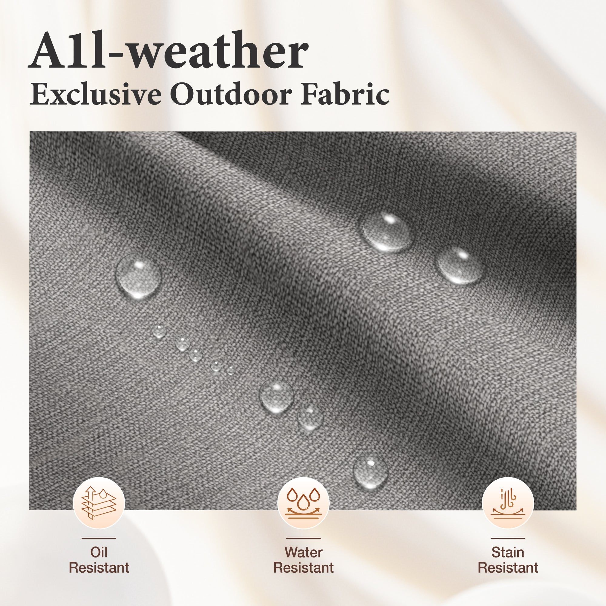 Summit Living Swivel Outdoor Patio Dining Chairs Set of 2, 2-Piece Metal Outdoor Patio Chairs with Cushion, Gray