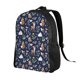 thumbnail image 2 of Easygdp Animals And Wildflowers Mochila Versátil y Elegante: Comodidad, Almacenaje y Durabilidad para la Universidad, Trabajo, Viajes y Uso Diario, 2 of 8