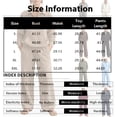 thumbnail image 4 of Mfakffe Womens 2‑Piece Casual Outfit Half‑Zip Collared Top and Wide Leg Pants Set Loose Relaxed Matching Tracksuit for Daily Wear, 4 of 6