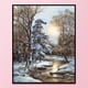 thumbnail image 2 of Cuadros Decorativos 11CT Impreso bordado completo Escena de nieve Costura DIY Kit de punto de cruz para el hogar JShteea Nuevos Originales, 2 of 9