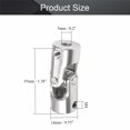 thumbnail image 2 of HUGFEGWE 5mm to 8mm Inner Dia Rotatable Universal Steering Shaft U Joint Coupler L35 x D14 CJB91-112029, 2 of 7