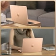 thumbnail image 6 of Fintie Case for MacBook Air 13.6 Inch A3240 A3113 A2681 (2022 2023 2024 2025), Premium Slim Matte Case for MacBook Air 13.6" with M2 M3 M4 Chip, Frost Pink, 6 of 8