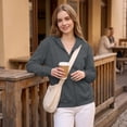 thumbnail image 6 of Zip Up Hoodies for Women Fall Winter Casual Sweatshirts Zipper Lightweight Cute Jackets with Pockets, 6 of 7