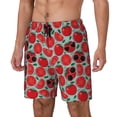 thumbnail image 2 of Fotbe Cute Tomato Men’s Swim Trunks Quick Dry Swim Shorts Board Shorts with Mesh Lining-XX-Large, 2 of 9