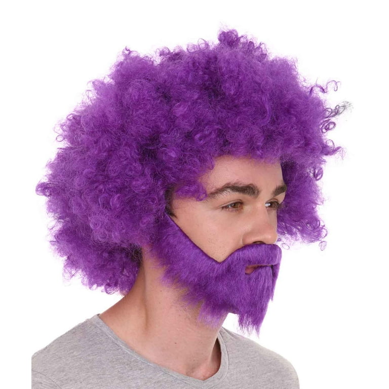 Purple 2024 wig men