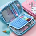 thumbnail image 5 of Estuche para lápices para estudiantes de primaria, bonito estuche de papelería de gran capacidad, bolsa de lápices tridimensional de EVA con dibujos animados para niños, bolsa de papelería para niños, 5 of 5